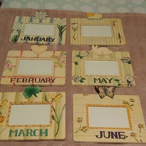 Almost Vintage Set of 12 Decorative Photo Frames